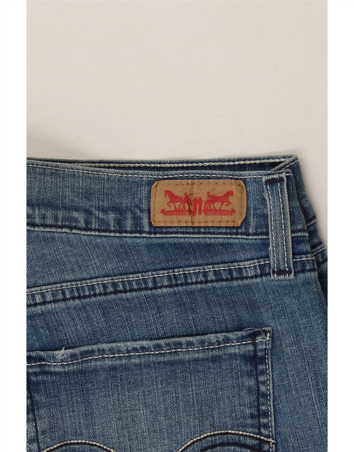 LEVI'S Womens 524 Super Low Denim Shorts W32 Large  Blue Vintage Levi's and Second-Hand Levi's from Messina Hembry 