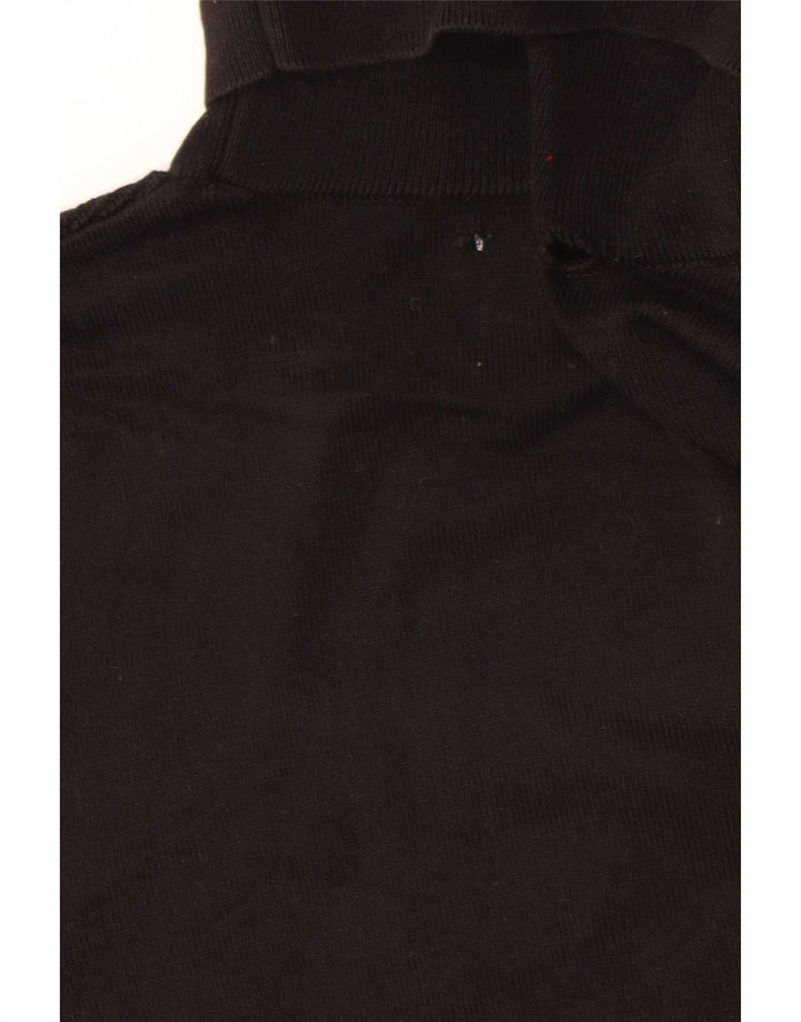 Zara Damen-Pullover mit Rollkragen, Gr. 14, mittelschwarz, Baumwolle