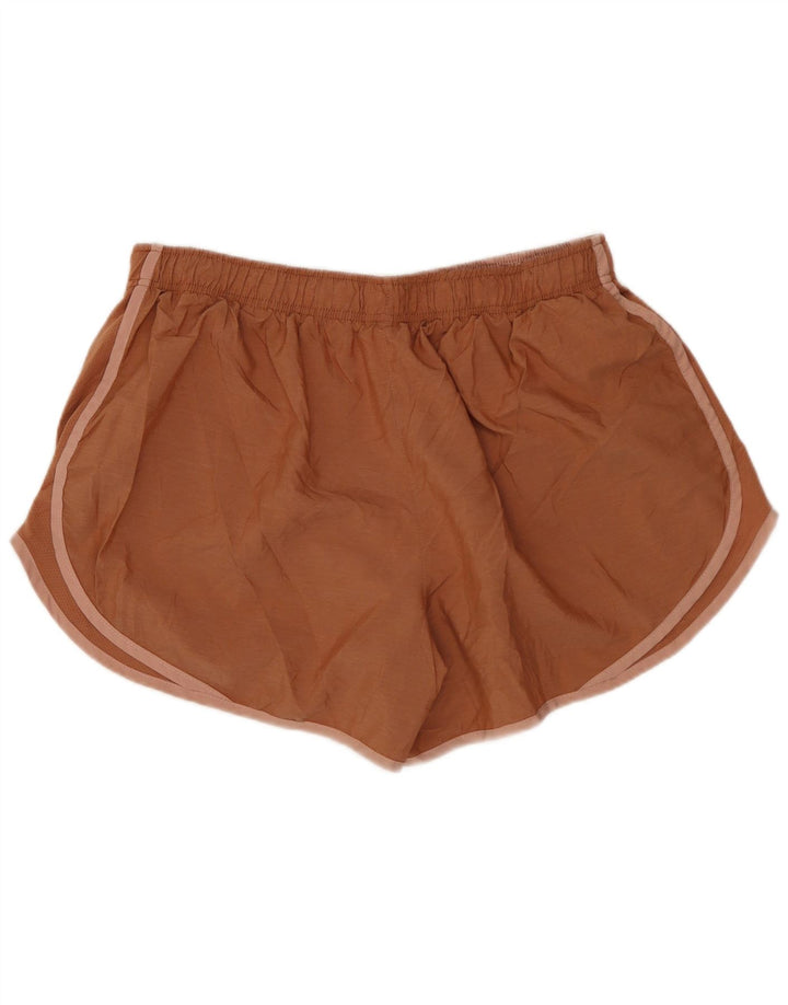 NIKE Damen Dri Fit Sport Shorts UK 18 XL Braun Polyester