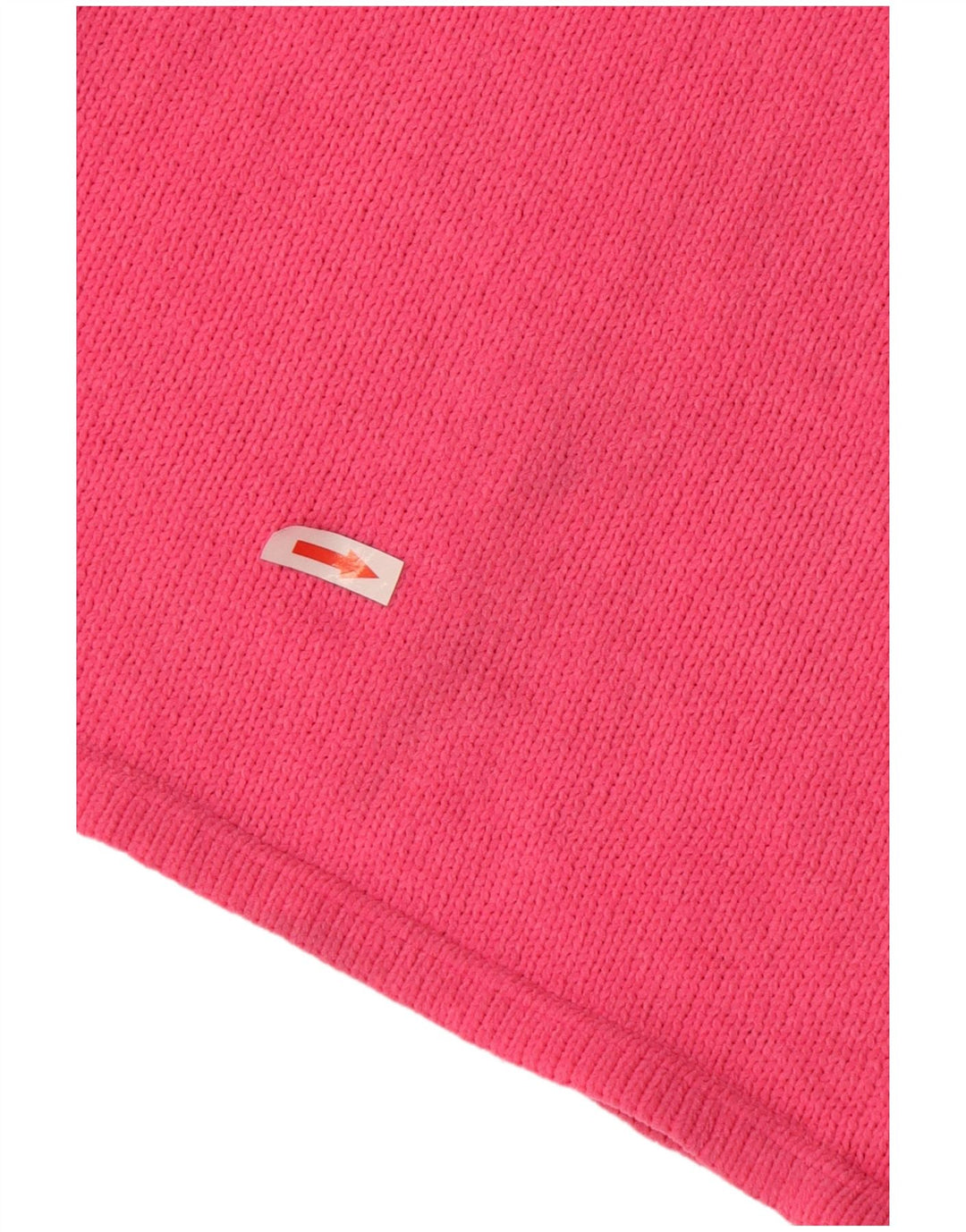 Zara Damen Strick-Sommerkleid UK 12 Mittelrosa Polyester
