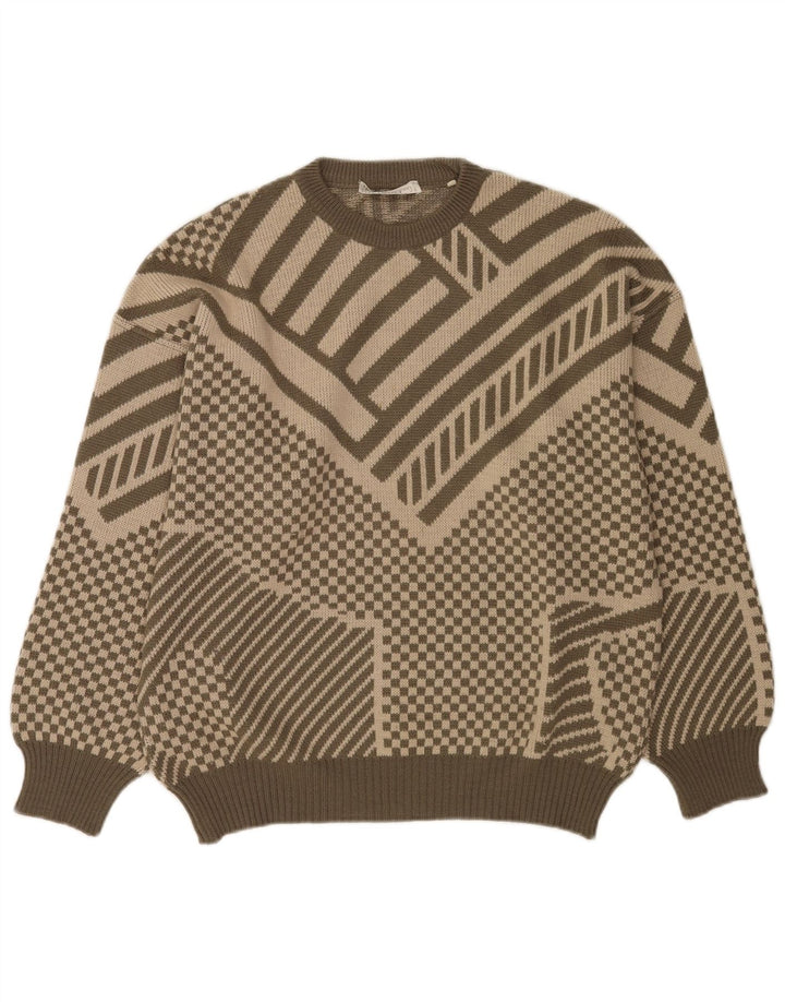 Gianfranco Ottaviani Herren-Pullover mit Rundhalsausschnitt IT 50 Medium Khaki
