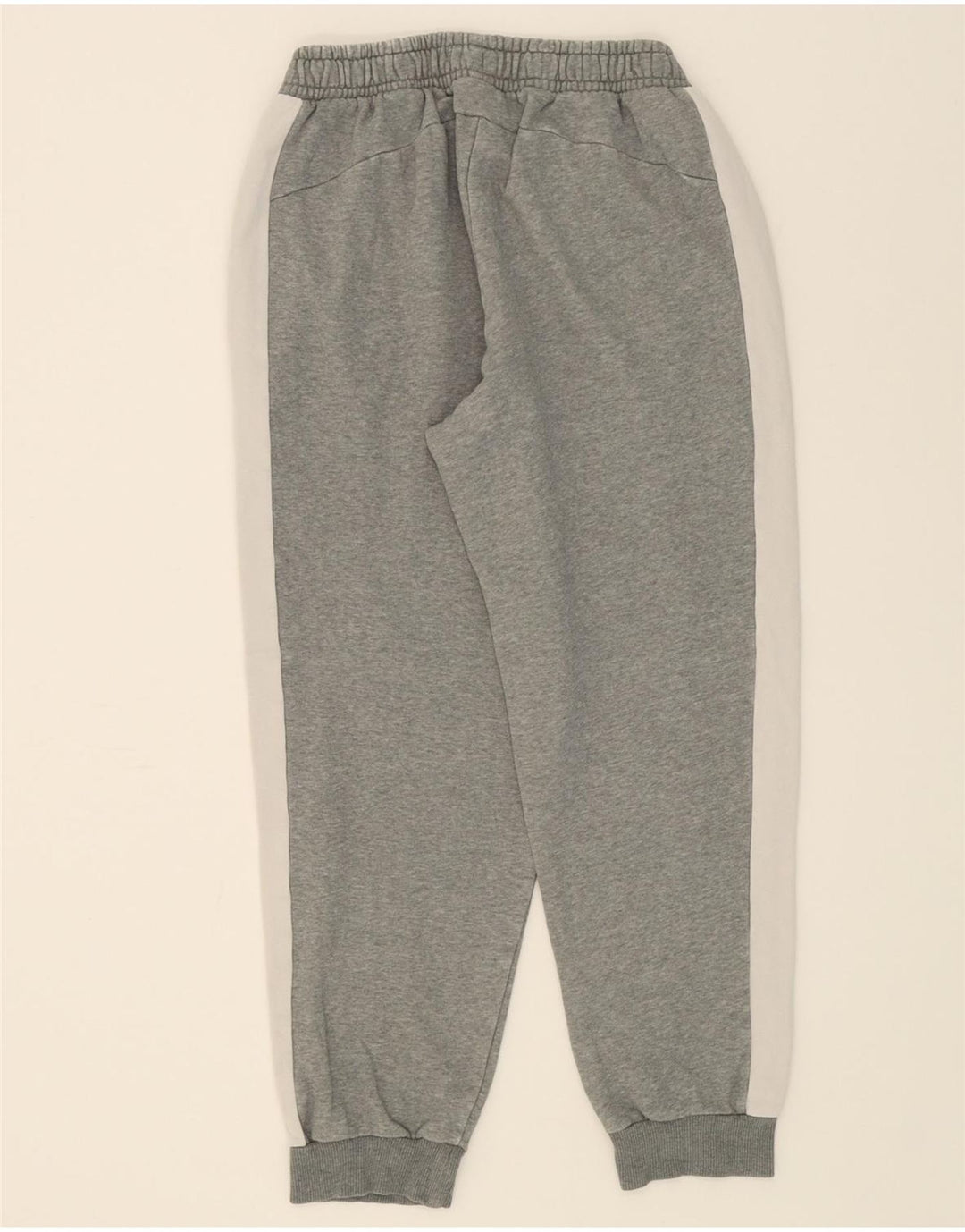 PUMA Mens Tracksuit Trousers Joggers Large  Grey Colourblock Cotton Vintage Puma and Second-Hand Puma from Messina Hembry 