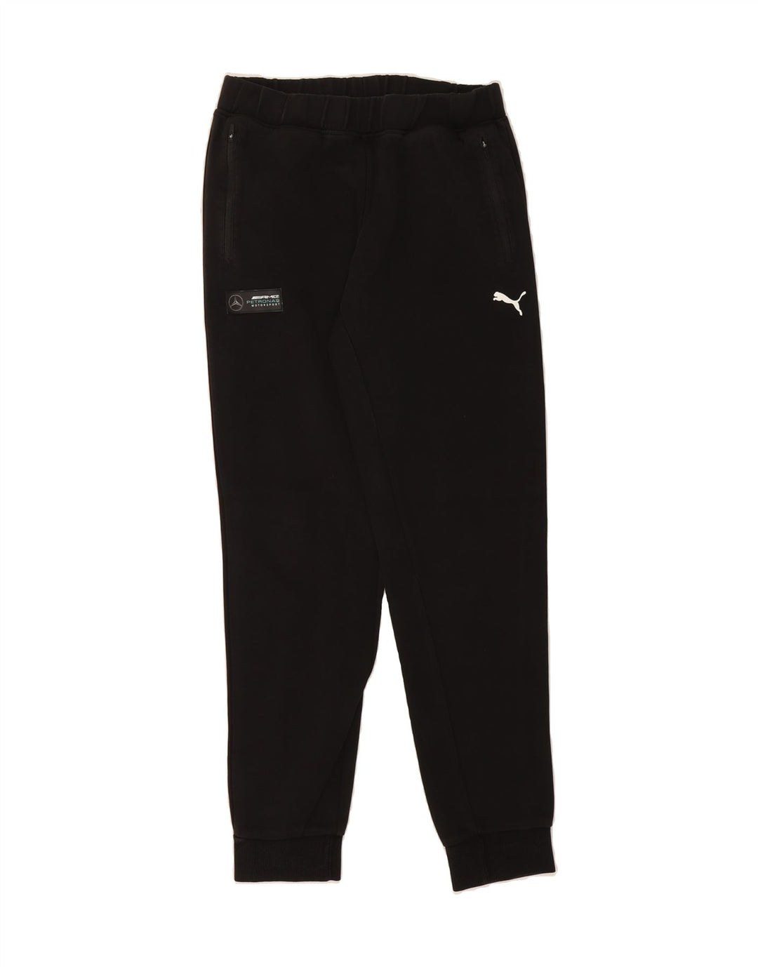 PUMA Mens Tracksuit Trousers Joggers Small Black Cotton Vintage Puma and Second-Hand Puma from Messina Hembry 