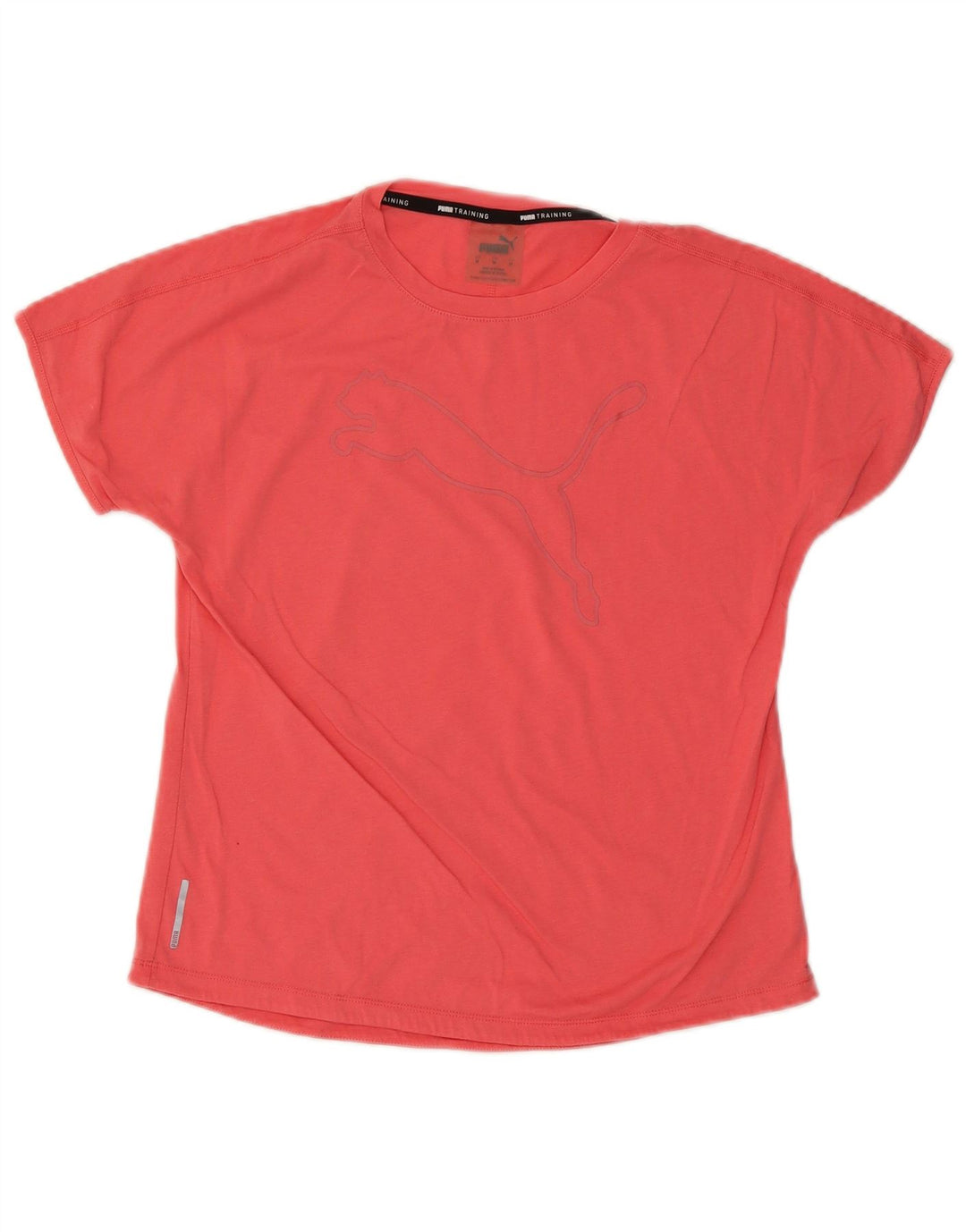 Puma Damen T-Shirt Top UK 14 Mittelrosa