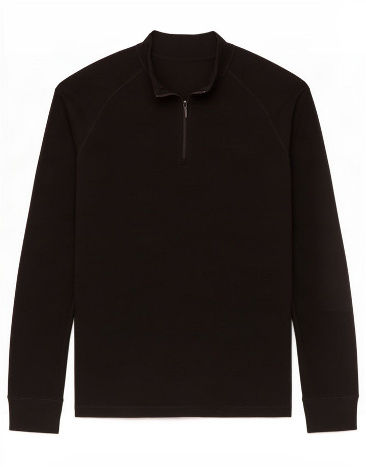 Mountain Warehouse Pullover-Trainingsanzugoberteil mit Reißverschluss für Damen, UK 18, XL, Schwarz