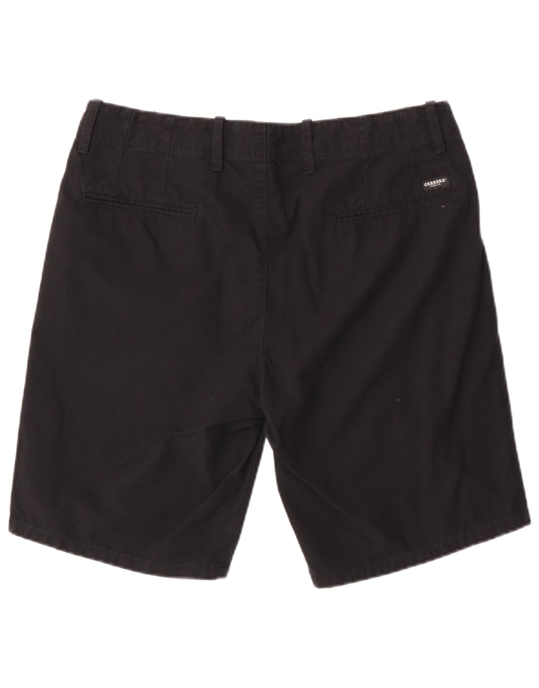 Carrera Herren Chinoshorts W34 Große schwarze Baumwolle