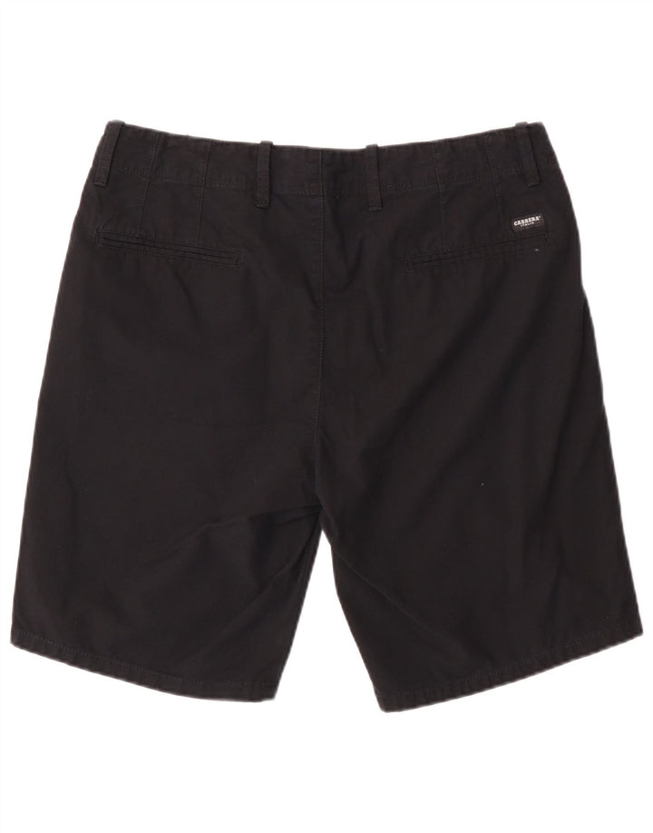 Carrera Herren Chinoshorts W34 Große schwarze Baumwolle
