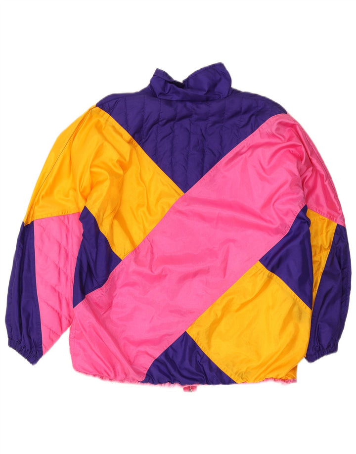 Master Damen-Trainingsanzug-Top-Jacke, UK 16, groß, mehrfarbig, Farbblock