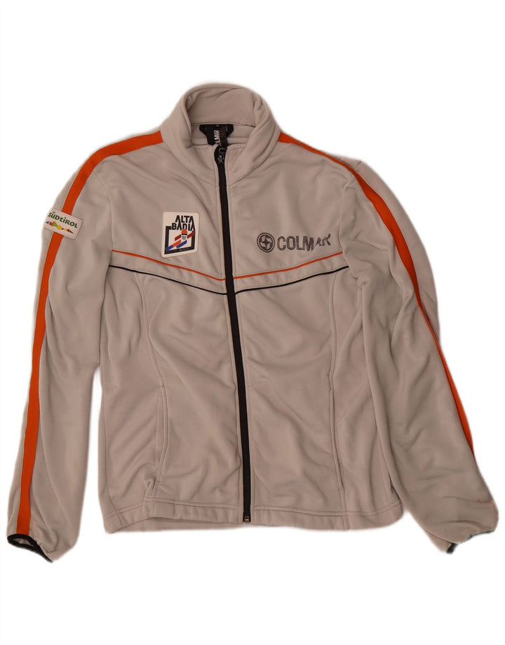 Colmar Damen-Trainingsanzug-Top-Jacke, UK 14, Mittelgrau, Farbblock
