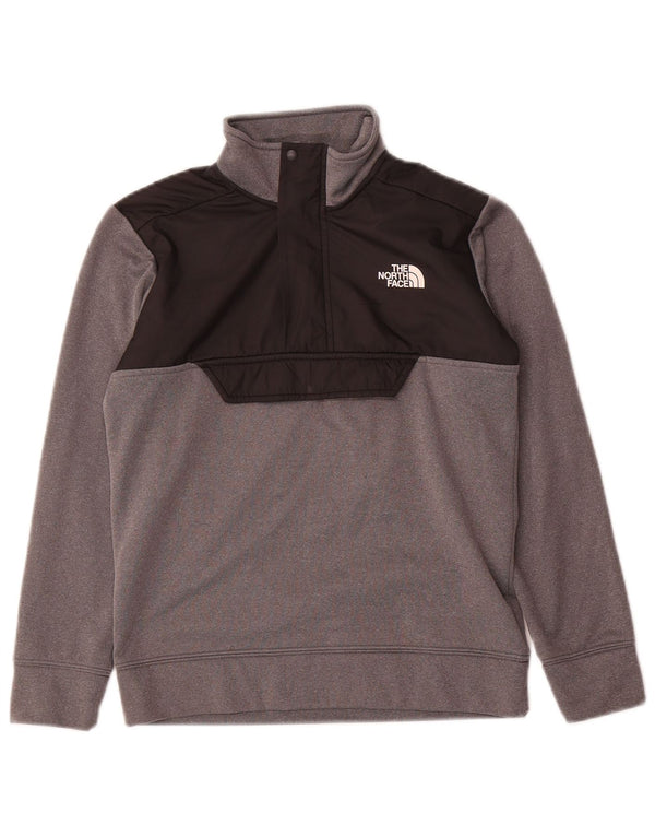 The North Face Sweatshirt-Pullover für Jungen, 9–10 Jahre, Mittelgrau, Farbblock