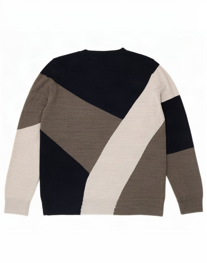 Marks & Spencer Damen Pullover mit Rundhalsausschnitt, UK 12, Mittelgrau