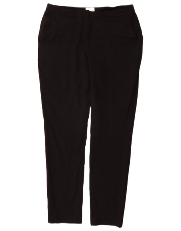 Reiss Slim-Anzughose für Damen, UK 10, Größe S, W28, L29, schwarze Wolle