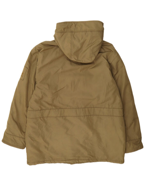 Navigare Herren-Parka mit Kapuze, UK 44, 2XL, Khaki, Polyester
