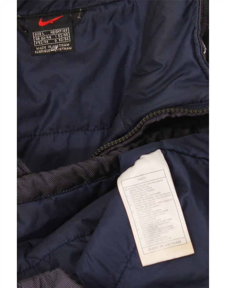 Nike Herren Windjacke UK 42/44 Großes marineblaues Nylon
