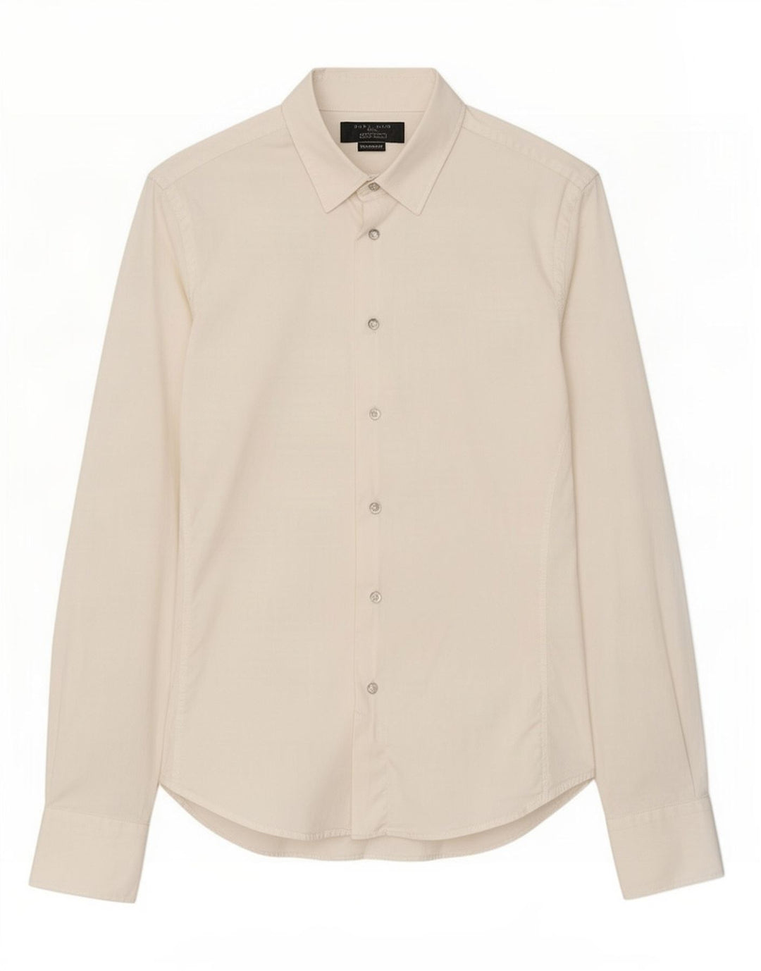Zara Herren Super Slim Fit Hemd Small Weiß