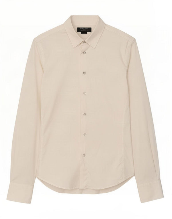 Zara Herren Super Slim Fit Hemd Small Weiß