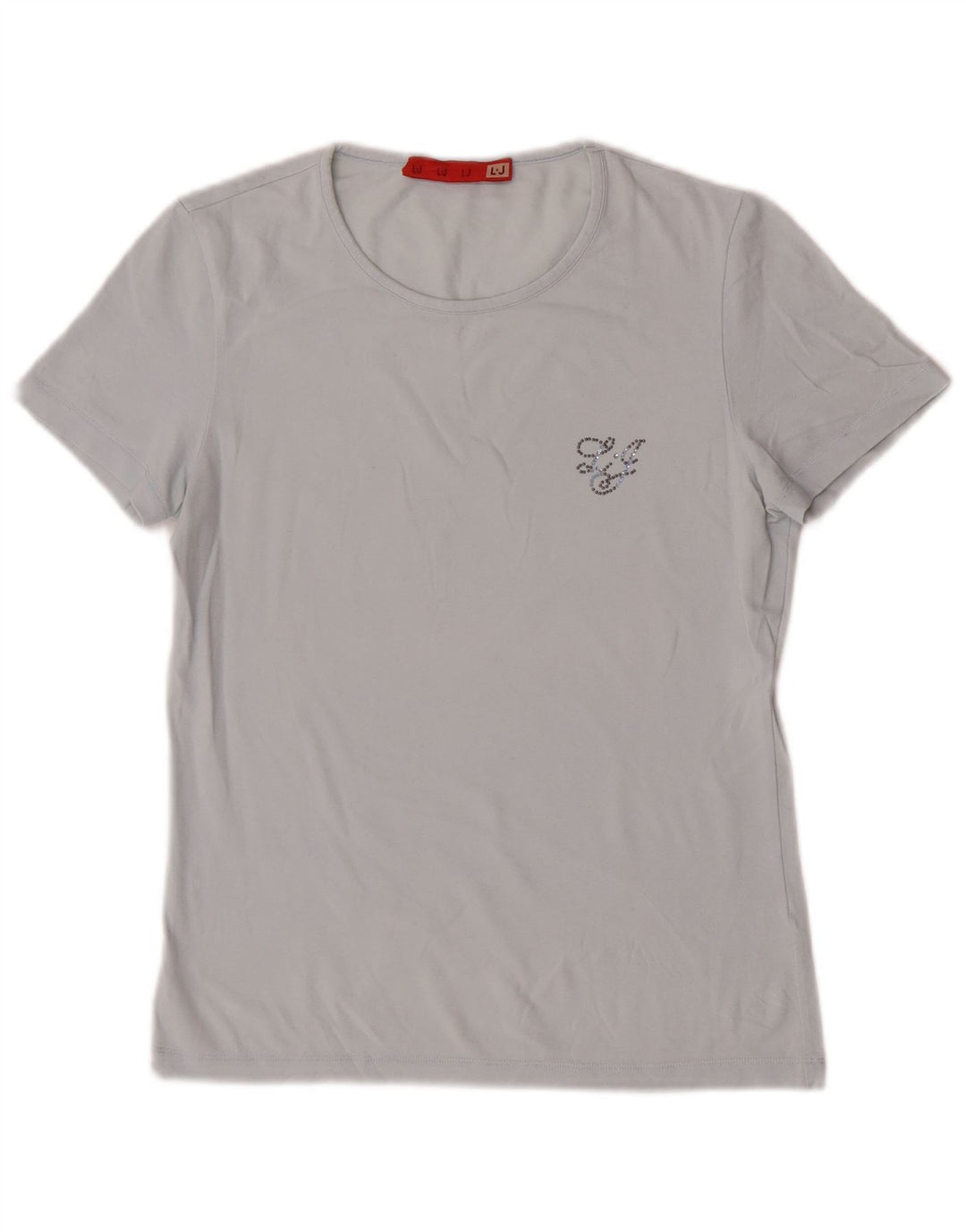 Liu Jo Damen T-Shirt Top UK 12 Mittelblau