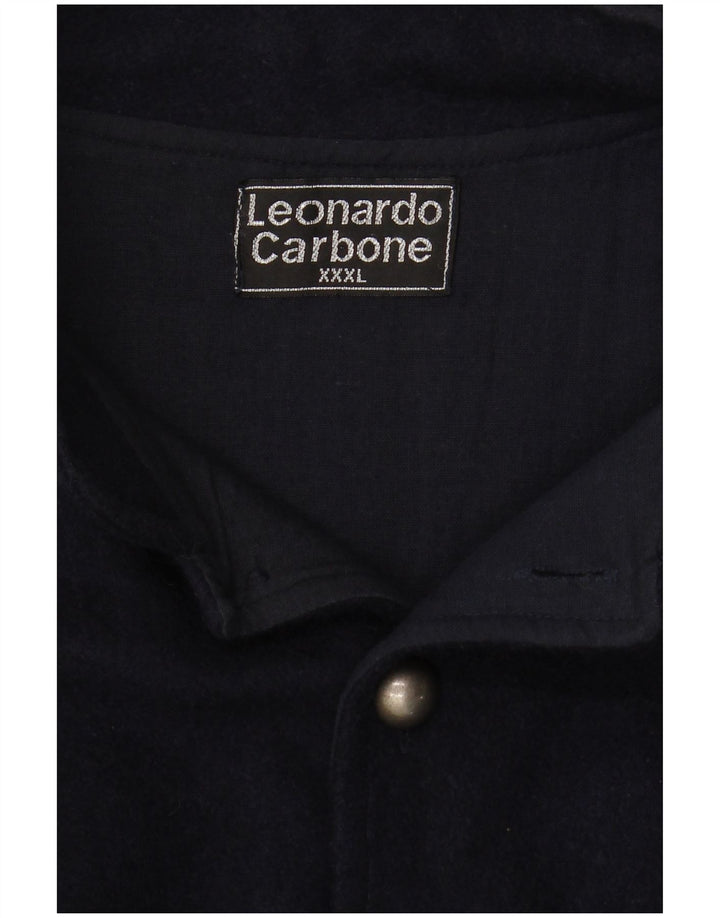 LEONARDO CARBONE Herren Militärmantel UK 46 3XL Marineblau