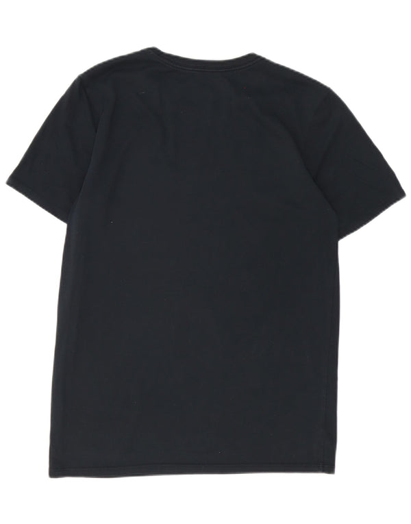 Nike Herren Dri Fit T-Shirt Top Small Schwarz