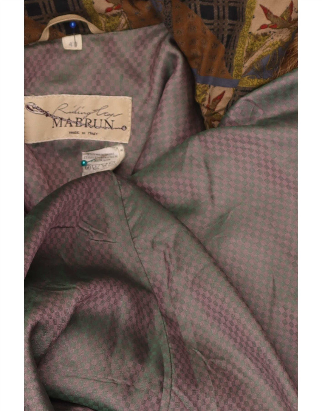 Mabrun Damen-Parka mit Kapuze, übergroß, IT 40, mittelrosa, Baumwolle