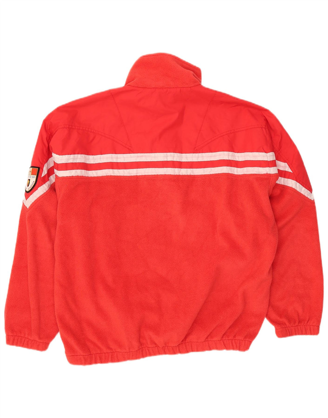 Anzi Besson Herren-Fleecepullover mit lockerer Passform, IT 50, Mittelrot