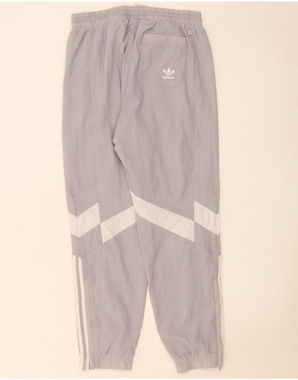 Adidas Damen Trainingshose Jogger UK 14 Large Grau Colourblock