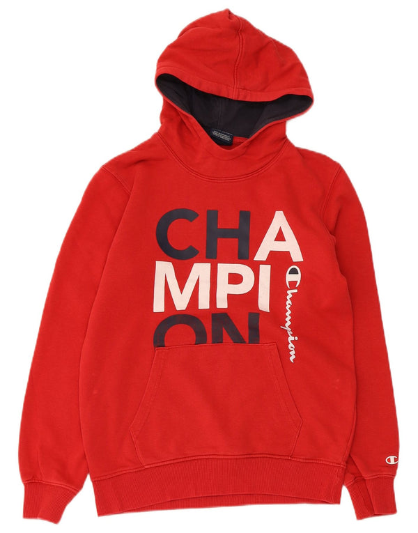 Champion Kapuzenpullover mit Grafik für Jungen, 11–12 Jahre, Größe L, Rot
