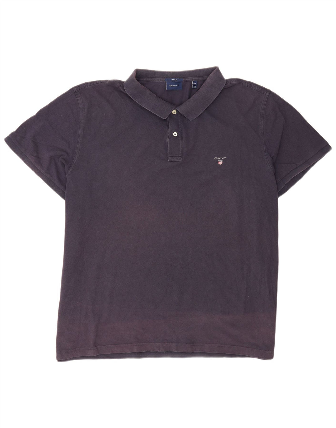 Gant Herren-Poloshirt mit normaler Passform, 5XL, Marineblau