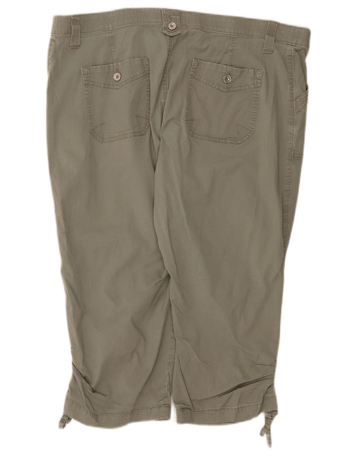 Lee Damen Caprihose W40 L19 Graue Baumwolle