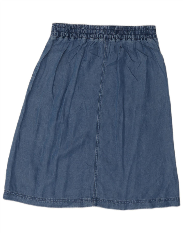 White Stuff Damen Jeansrock UK 8 Small W28 Blau Lyocell