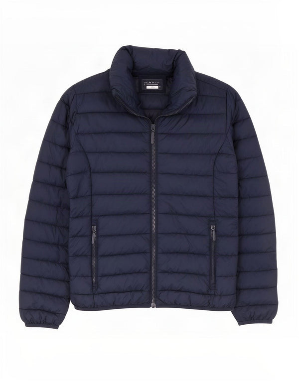 Carrera Damen Wattierte Jacke UK 14 Medium Marineblau Polyamid