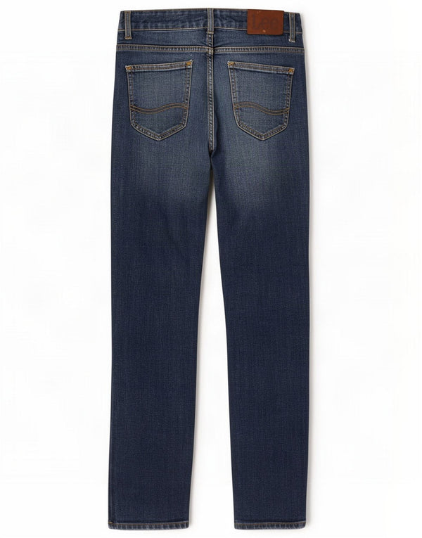 Lee Boys Slim Jeans 11-12 Years W26 L28 Navy Blue Cotton