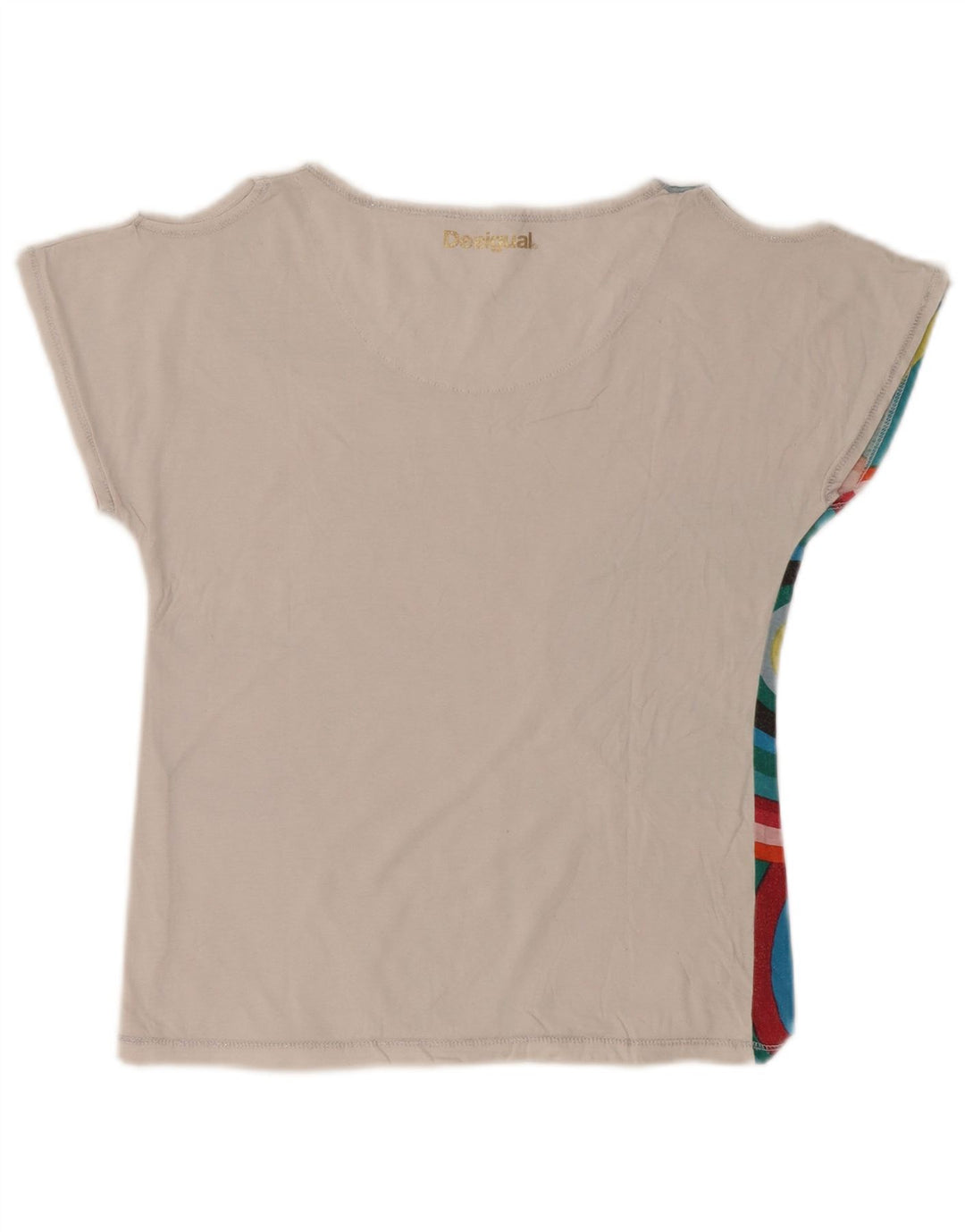 DESIGUAL T-Shirt-Top für Mädchen, 11–12 Jahre, mehrfarbig, geometrisch