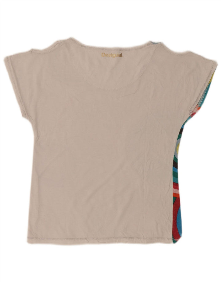 DESIGUAL T-Shirt-Top für Mädchen, 11–12 Jahre, mehrfarbig, geometrisch