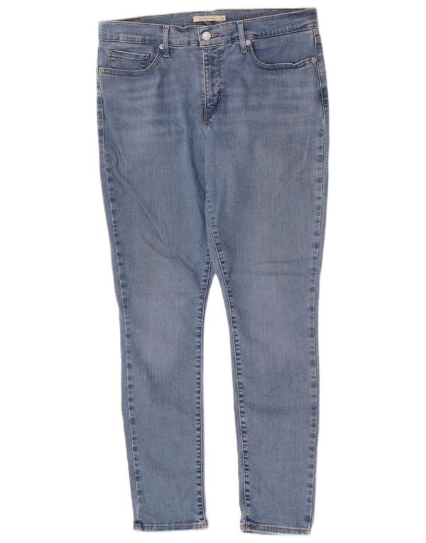 Levi's Womens 311 Shaping Skinny Jeans W33 L30 Blue Cotton