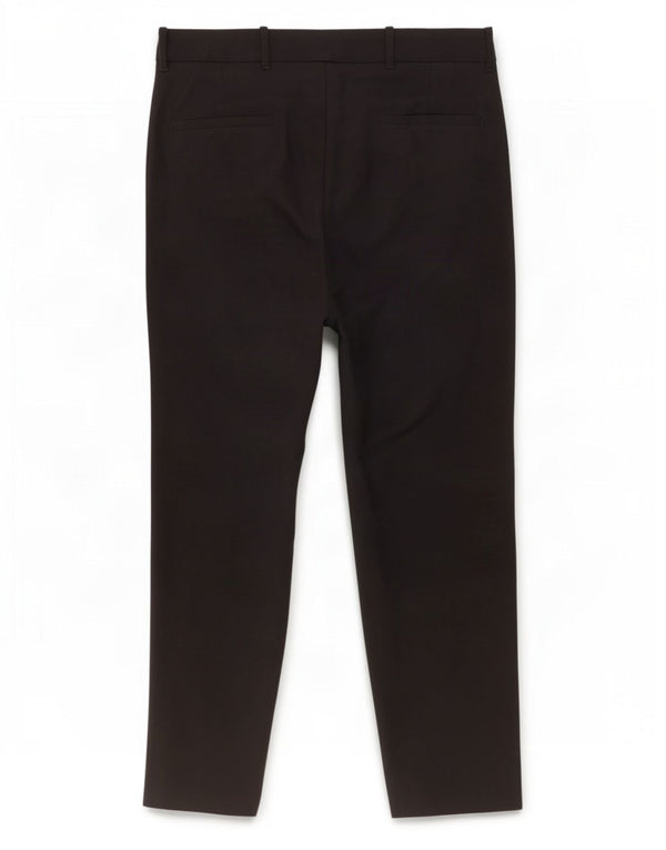 Zara Damen Tapered Chino-Hose XL W32 L27 Schwarz