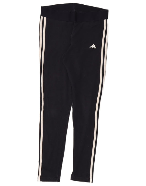 Adidas Damen-Leggings mit regulärer Passform, UK 12/14, mittelschwarz, Baumwolle