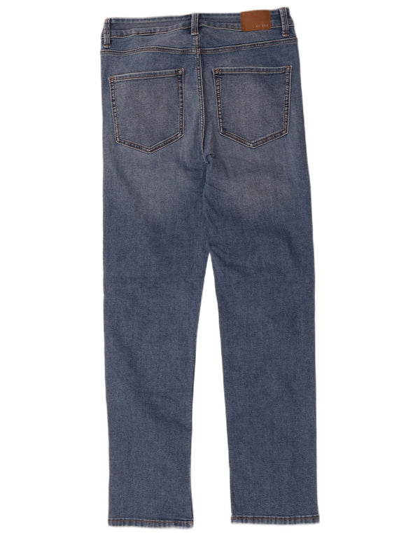 Marks & Spencer Damen Sienna Straight Jeans UK 12 Medium W28 L28 Blau