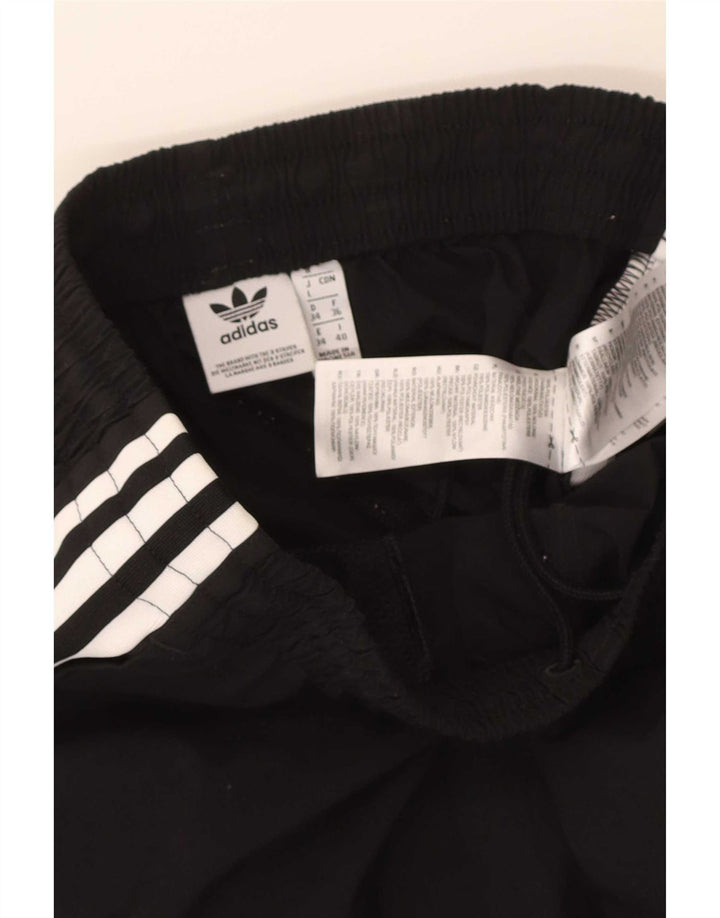 Adidas Damen Trainingshose Jogger UK 8 Small Schwarz Polyester