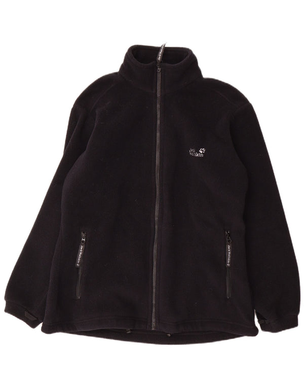 Jack Wolfskin Damen Liner Fleecejacke UK 18/20 XL Schwarz Polyester