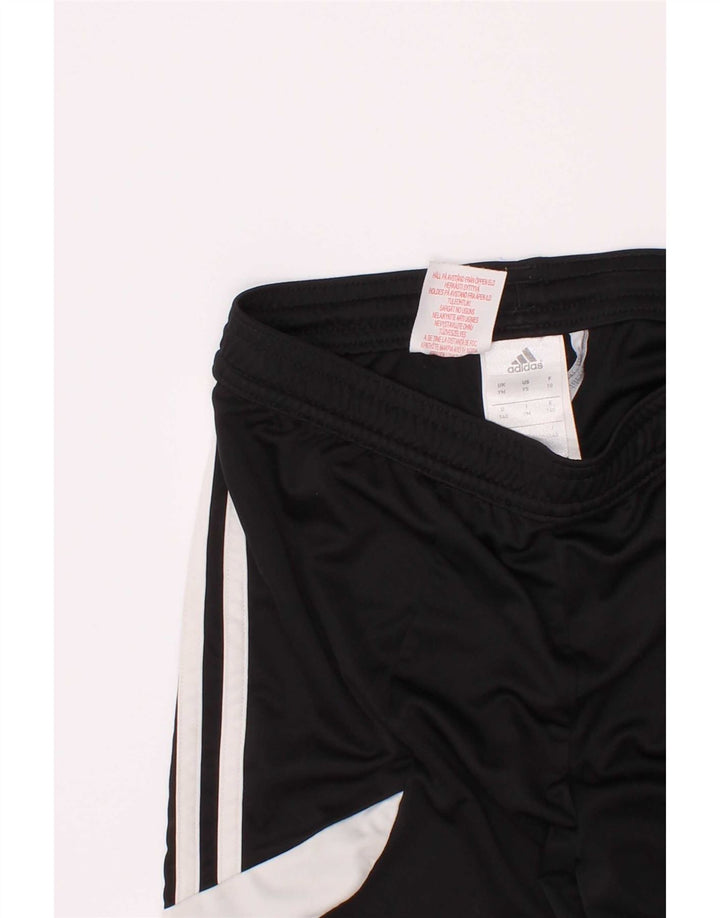 Adidas Sportshorts für Jungen, 9–10 Jahre, Mittelschwarzes Colourblock-Polyester