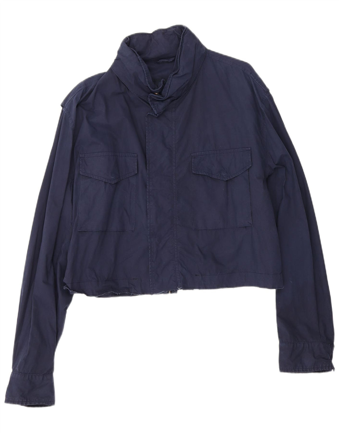 Marina Yachting Damen Crop Übergroße Bomberjacke IT 50 XL Marineblau