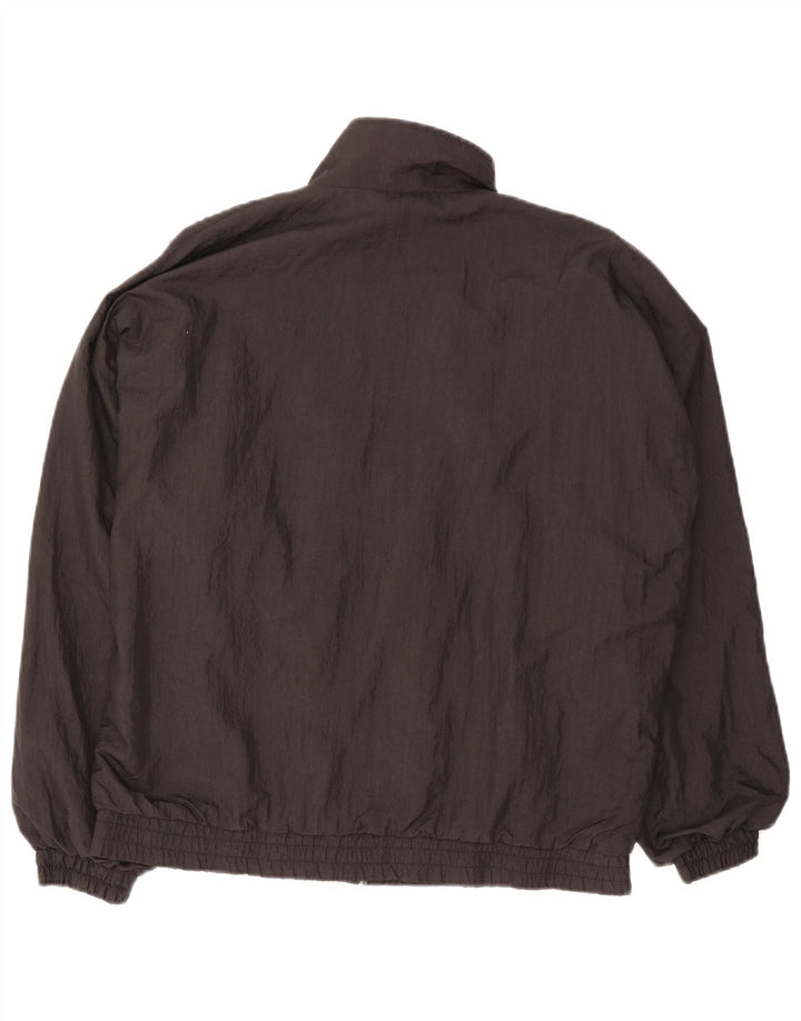 Fila Damen-Trainingsanzug-Oberteil, übergroß, Jacke, Größe 46, groß, schwarz, geblümt