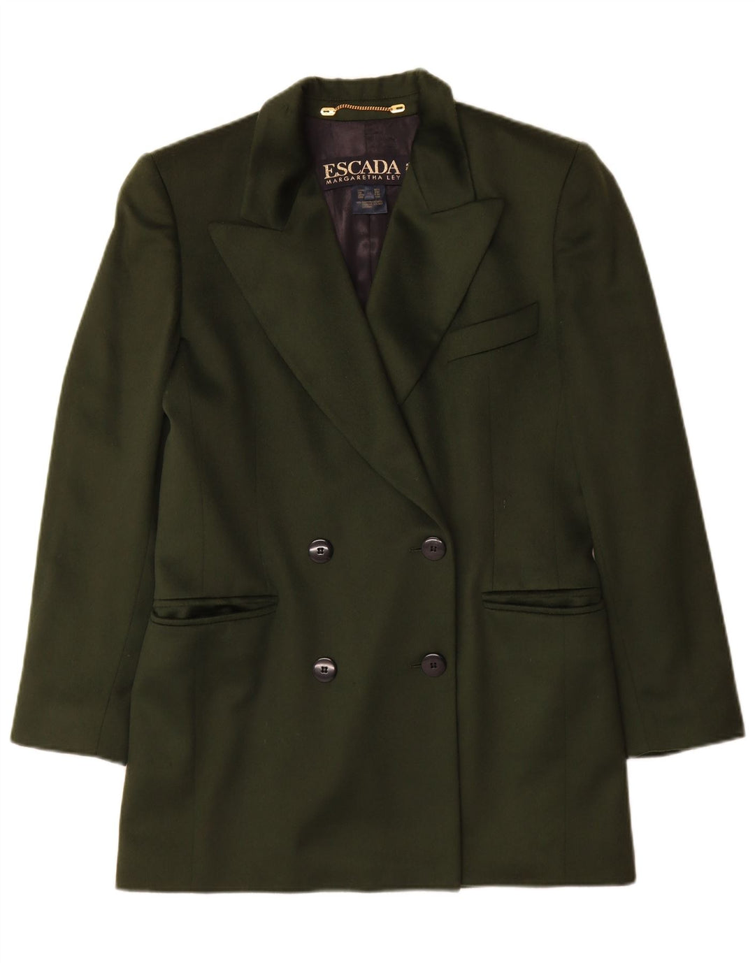 Escada Damen Margaretha Ley Blazer Jacke EU 38 Mittelgrün