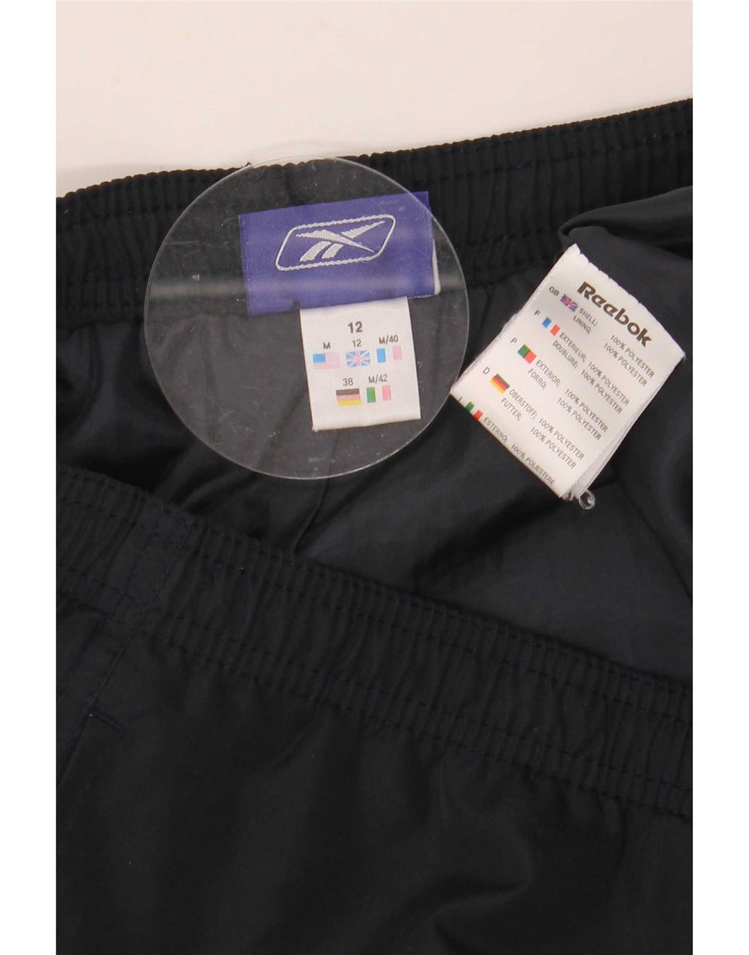 Reebok Damen UK 12 Medium Marineblau Polyester