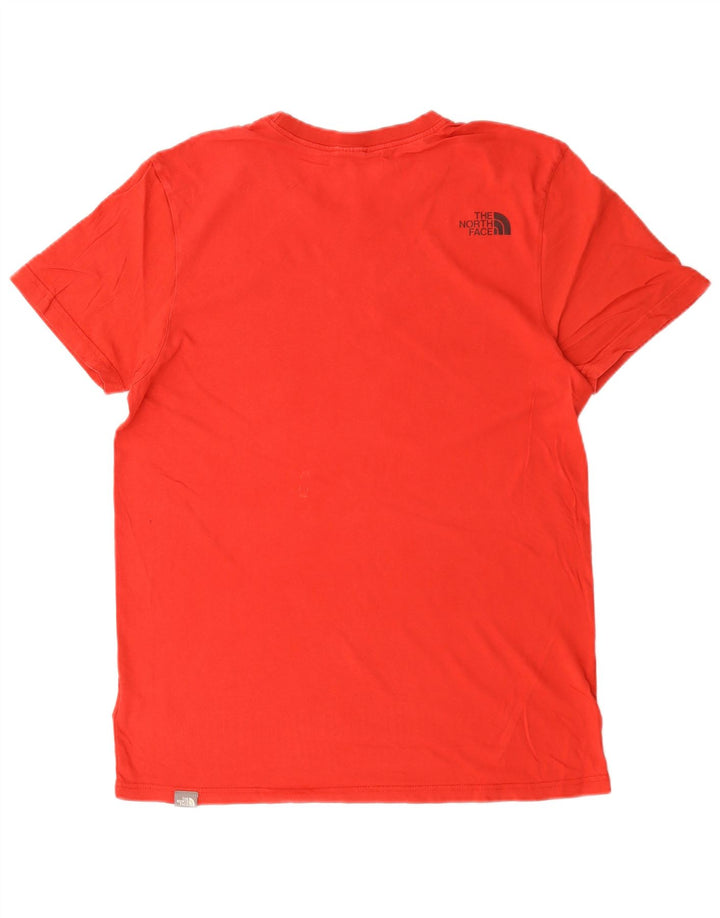 The North Face Herren-T-Shirt mit Grafik, mittelrote Baumwolle