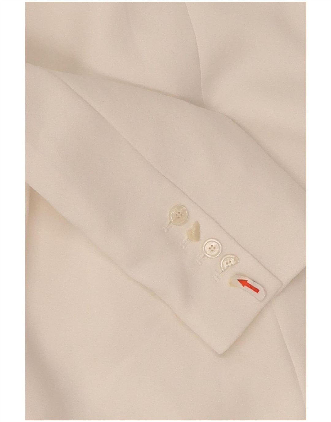 Zweireihiger Blazer für Damen von Zara, UK 14, Mittelweiß, Polyester