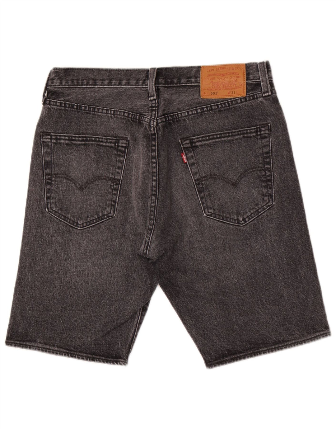 Levi's Herren 501 Denim Shorts W31 mittelgraue Baumwolle