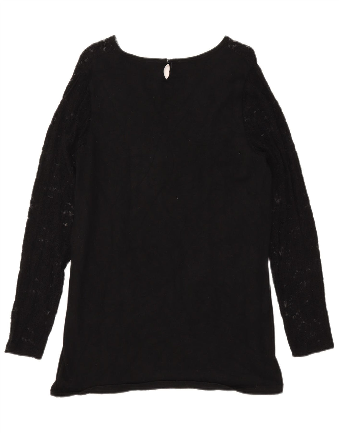 Marks & Spencer Damen-Pullover mit Rundhalsausschnitt, Gr. 12, mittelschwarz