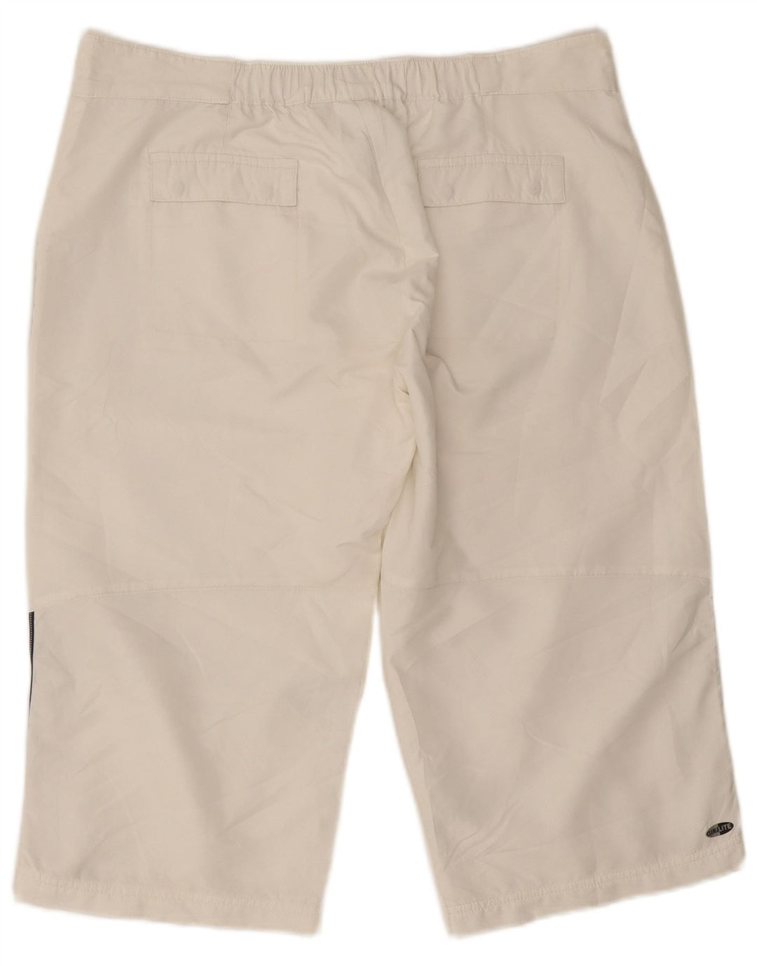 Adidas Damen Bermuda Shorts UK 18 XL W34 Weiß Polyester